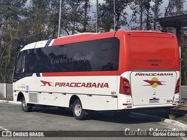 Viação Piracicabana 869 na cidade de Cubatão, São Paulo, Brasil, por Carlos Eduardo. Número da foto: #13257560.