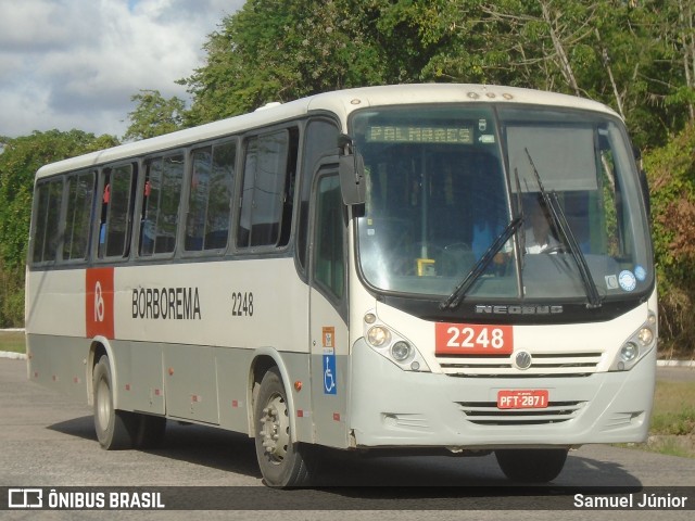 Borborema Imperial Transportes 2248 na cidade de Recife, Pernambuco, Brasil, por Samuel Júnior. Número da foto: #13258611.