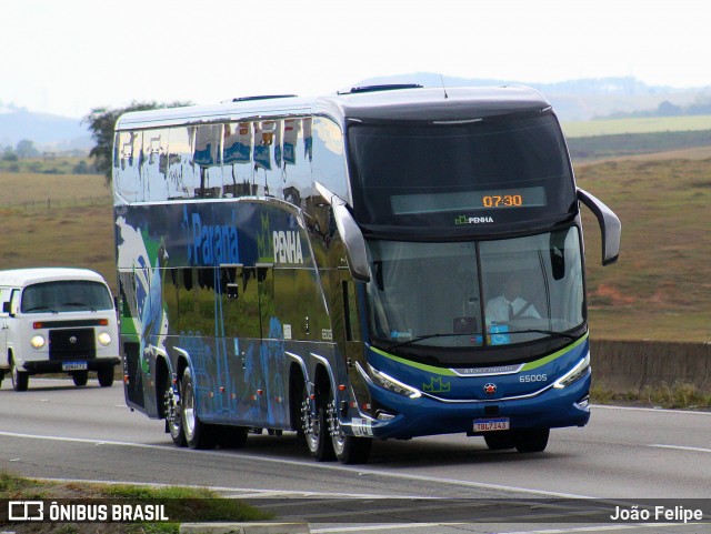 Empresa de Ônibus Nossa Senhora da Penha 65005 na cidade de Lorena, São Paulo, Brasil, por João Felipe. Número da foto: #13258475.