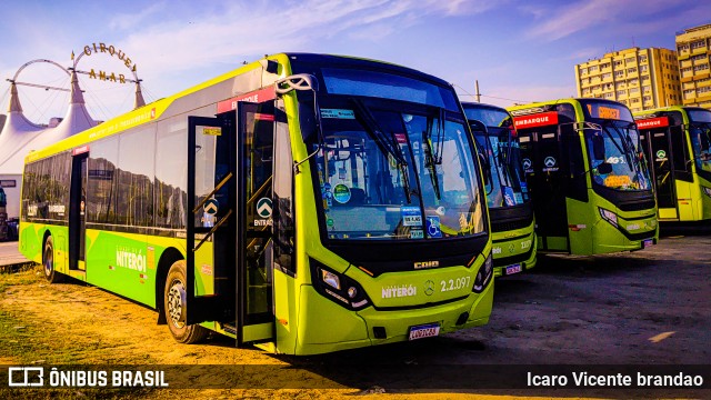 Santo Antônio Transportes Niterói 2.2.097 na cidade de Niterói, Rio de Janeiro, Brasil, por Icaro Vicente brandao. Número da foto: #13256493.