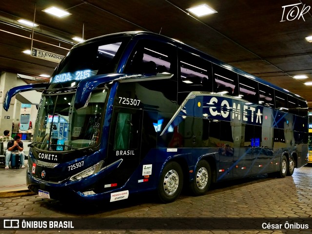 Viação Cometa 725307 na cidade de Belo Horizonte, Minas Gerais, Brasil, por César Ônibus. Número da foto: #13257881.