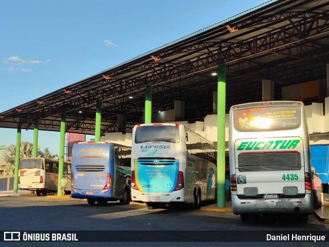 Eucatur - Empresa União Cascavel de Transportes e Turismo 4435 na cidade de Rio Verde, Goiás, Brasil, por Daniel Henrique. Número da foto: #13257831.