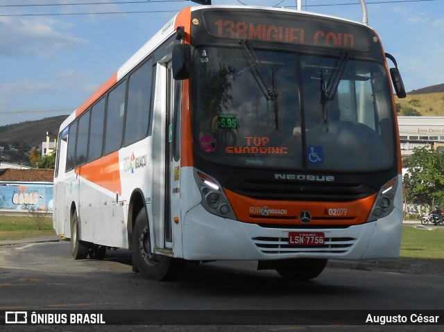 Viação Mirante A02079 na cidade de Nova Iguaçu, Rio de Janeiro, Brasil, por Augusto César. Número da foto: #13257115.