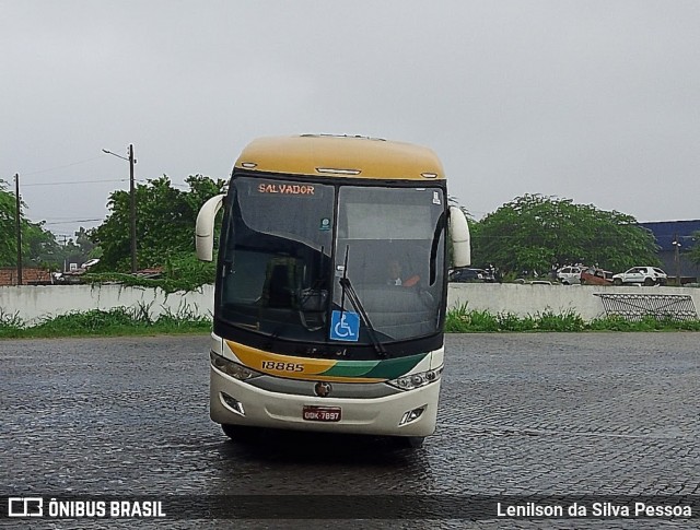 Empresa Gontijo de Transportes 18885 na cidade de Caruaru, Pernambuco, Brasil, por Lenilson da Silva Pessoa. Número da foto: #13257960.