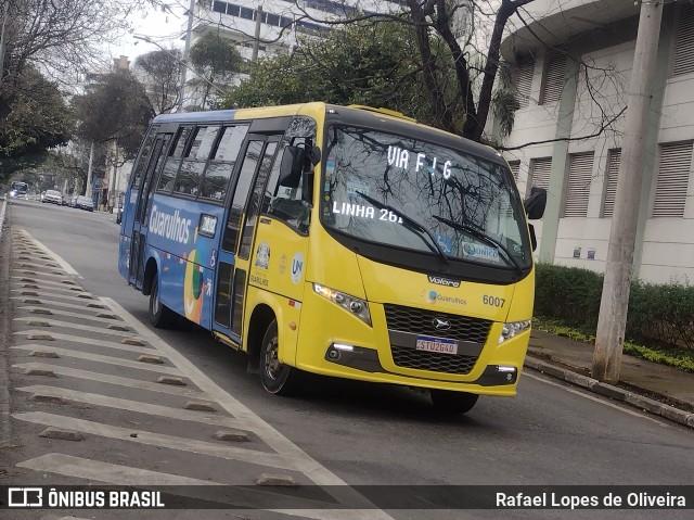 Uni Transportes 6007 na cidade de Guarulhos, São Paulo, Brasil, por Rafael Lopes de Oliveira. Número da foto: #13256693.