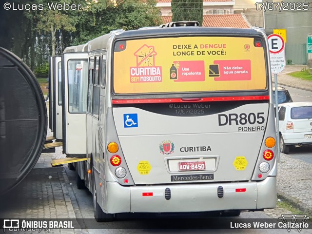 Cristo Rei > CCD Transporte Coletivo > SPE Via Mobilidade S/A DR805 na cidade de Curitiba, Paraná, Brasil, por Lucas Weber Calizario. Número da foto: #13256558.