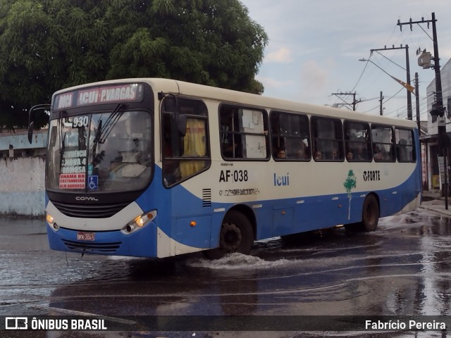 Viação Forte AF-038 na cidade de Ananindeua, Pará, Brasil, por Fabrício Pereira. Número da foto: #13256719.