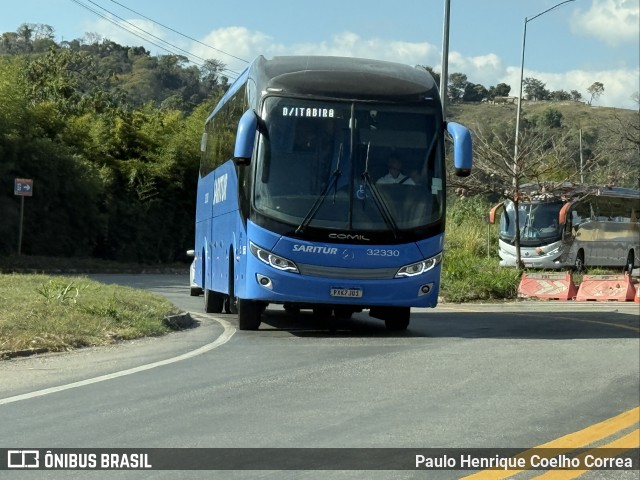 Saritur - Santa Rita Transporte Urbano e Rodoviário 32330 na cidade de Santa Luzia, Minas Gerais, Brasil, por Paulo Henrique Coelho Correa. Número da foto: #13256596.
