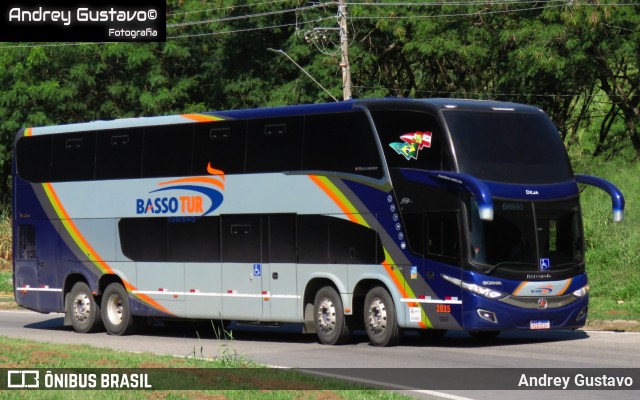 TransBasso Transporte e Turismo 2825 na cidade de Aparecida, São Paulo, Brasil, por Andrey Gustavo. Número da foto: #13258090.