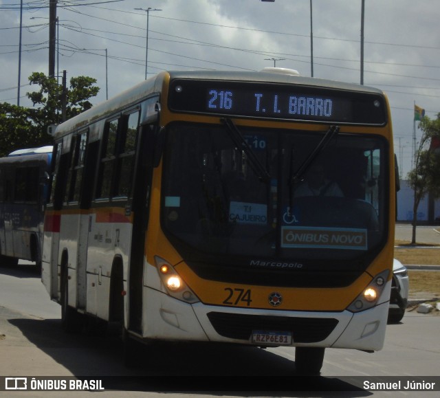Empresa Metropolitana 274 na cidade de Recife, Pernambuco, Brasil, por Samuel Júnior. Número da foto: #13258548.