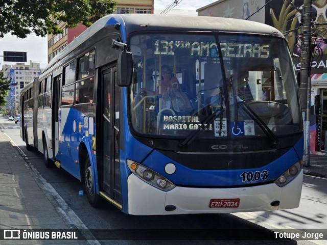 VB Transportes e Turismo 1003 na cidade de Campinas, São Paulo, Brasil, por Totupe Jorge. Número da foto: #13256887.