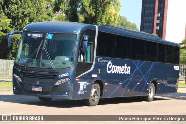 Viação Cometa 721920 na cidade de Curitiba, Paraná, Brasil, por Paulo Henrique Pereira Borges. Número da foto: #13260123.