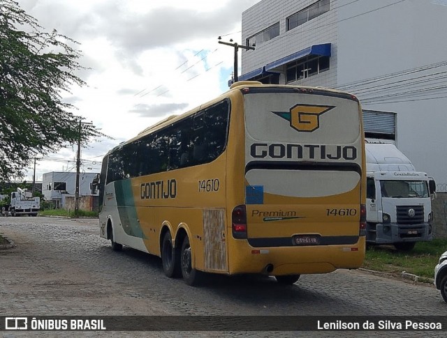 Empresa Gontijo de Transportes 14610 na cidade de Caruaru, Pernambuco, Brasil, por Lenilson da Silva Pessoa. Número da foto: #13260525.