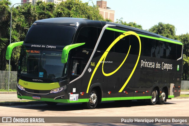Expresso Princesa dos Campos 7465 na cidade de Curitiba, Paraná, Brasil, por Paulo Henrique Pereira Borges. Número da foto: #13260165.