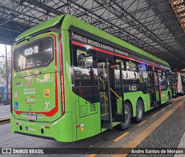 Express Transportes Urbanos Ltda 4 8033 na cidade de São Paulo, São Paulo, Brasil, por Andre Santos de Moraes. Número da foto: #13259854.