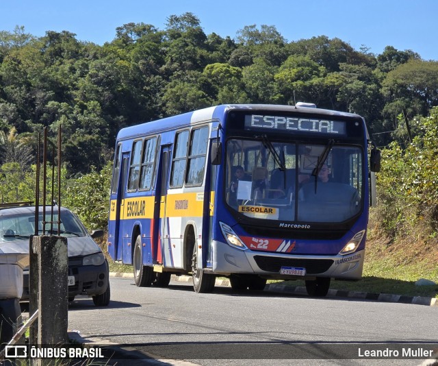 Viação Transcontilha Ltda TE 22 na cidade de Cajati, São Paulo, Brasil, por Leandro Muller. Número da foto: #13259345.