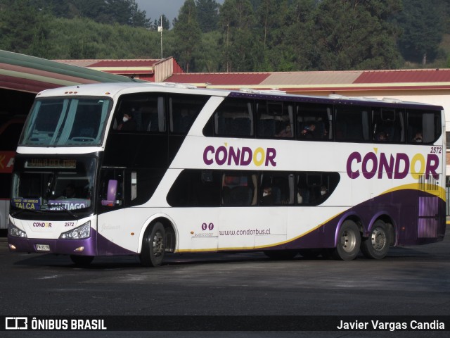 Condorbus 2572 na cidade de Temuco, Cautín, Araucanía, Chile, por Javier Vargas Candia. Número da foto: #13260510.