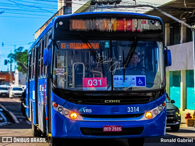VRS - Viação Roberto Santana 3314 na cidade de Aracaju, Sergipe, Brasil, por Ronald Gabriel. Número da foto: #13260252.
