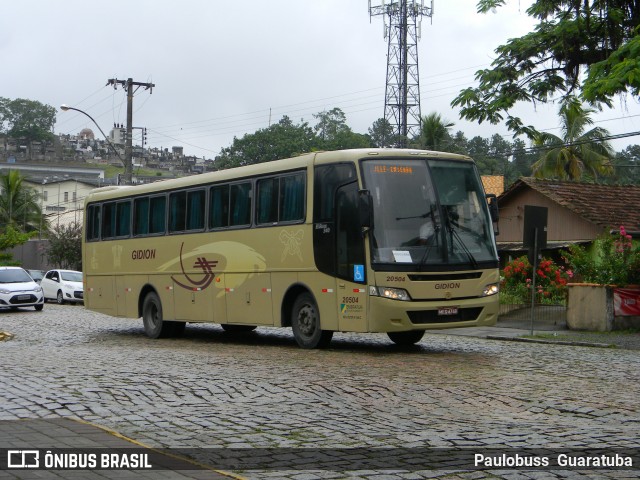 Gidion Transporte e Turismo 20504 na cidade de Joinville, Santa Catarina, Brasil, por Paulobuss  Guaratuba. Número da foto: #13259433.
