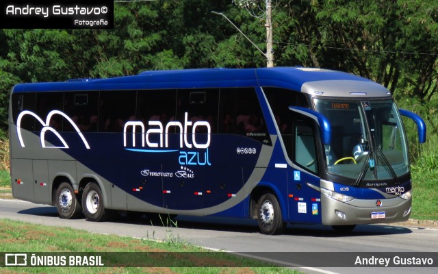 Manto Azul Turismo 1109 na cidade de Aparecida, São Paulo, Brasil, por Andrey Gustavo. Número da foto: #13258826.