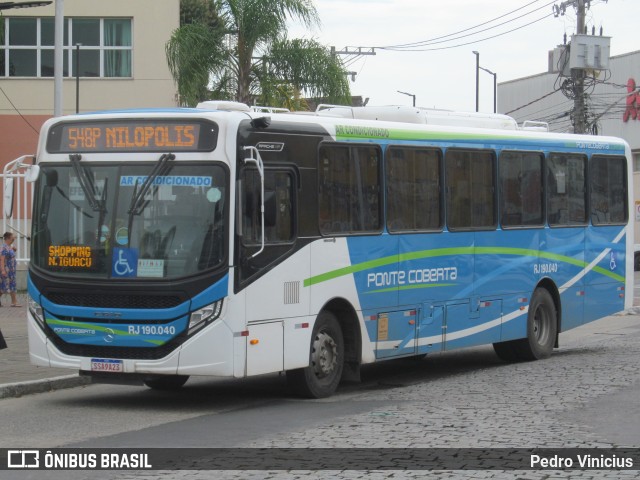 Viação Ponte Coberta RJ 190.040 na cidade de Mesquita, Rio de Janeiro, Brasil, por Pedro Vinicius. Número da foto: #13259299.