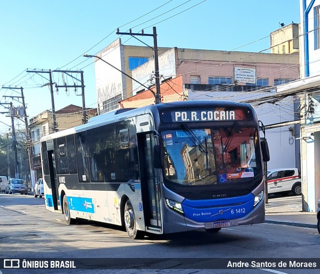 Viação Grajaú S.A. 6 1412 na cidade de São Paulo, São Paulo, Brasil, por Andre Santos de Moraes. Número da foto: #13259861.