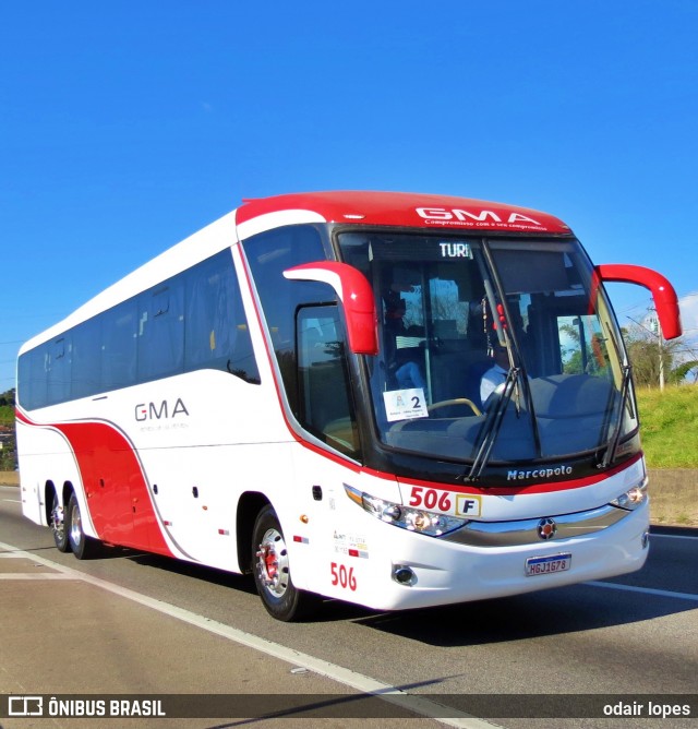 GMA Transportes 506 na cidade de Caçapava, São Paulo, Brasil, por odair lopes. Número da foto: #13260631.