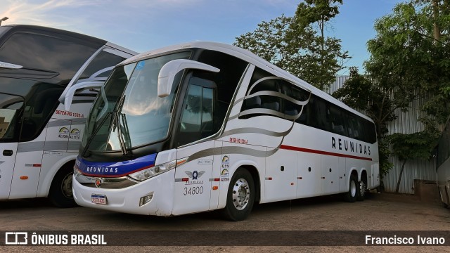 Reunidas Transportes Coletivos 34800 na cidade de São José do Rio Preto, São Paulo, Brasil, por Francisco Ivano. Número da foto: #13260875.
