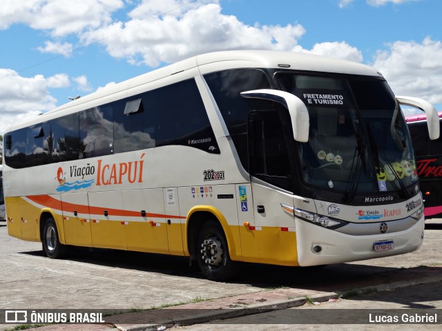 Viação Icapuí 2022021 na cidade de Juazeiro do Norte, Ceará, Brasil, por Lucas Gabriel. Número da foto: #13260502.