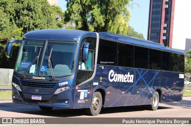 Viação Cometa 721916 na cidade de Curitiba, Paraná, Brasil, por Paulo Henrique Pereira Borges. Número da foto: #13260119.