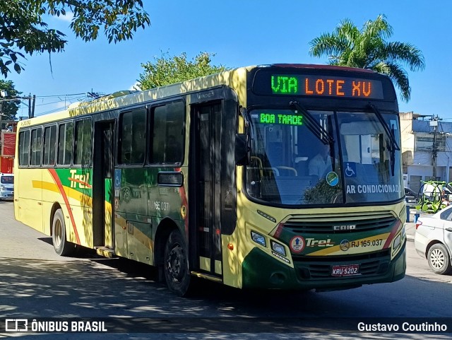 TREL - Transturismo Rei RJ 165.037 na cidade de Duque de Caxias, Rio de Janeiro, Brasil, por Gustavo Coutinho. Número da foto: #13258882.