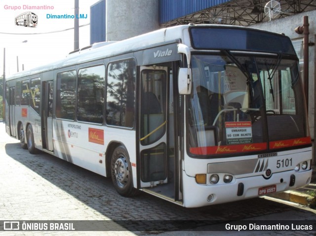 Metra - Sistema Metropolitano de Transporte 5101 na cidade de São Bernardo do Campo, São Paulo, Brasil, por Grupo Diamantino Lucas. Número da foto: #13259883.