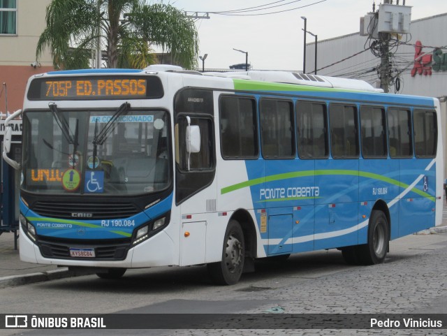Viação Ponte Coberta RJ 190.084 na cidade de Mesquita, Rio de Janeiro, Brasil, por Pedro Vinicius. Número da foto: #13259005.