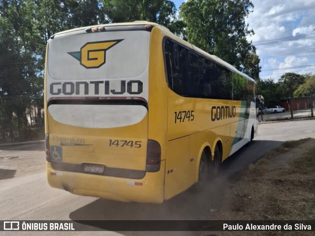 Empresa Gontijo de Transportes 14745 na cidade de Matozinhos, Minas Gerais, Brasil, por Paulo Alexandre da Silva. Número da foto: #13259117.