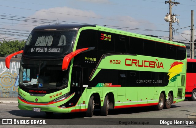 Autobuses Cruceña 2022 na cidade de São Paulo, São Paulo, Brasil, por Diego Henrique. Número da foto: #13259667.