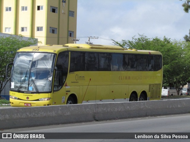 Viação Itapemirim 8831 na cidade de Caruaru, Pernambuco, Brasil, por Lenilson da Silva Pessoa. Número da foto: #13260347.