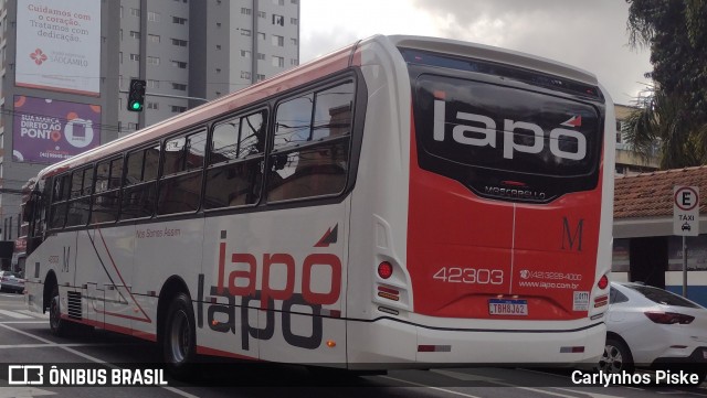 Viação Santana Iapó 42303 na cidade de Ponta Grossa, Paraná, Brasil, por Carlynhos Piske. Número da foto: #13258990.