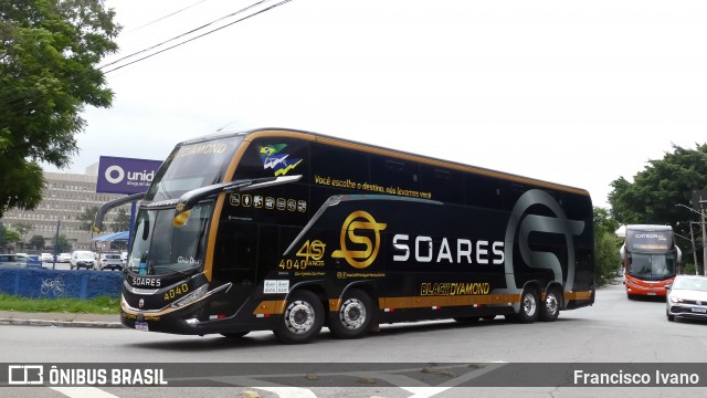 Soares Turismo e Fretamento 4040 na cidade de São Paulo, São Paulo, Brasil, por Francisco Ivano. Número da foto: #13260862.