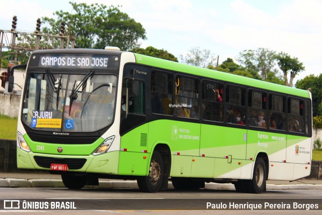Expresso Maringá São José dos Campos 3245 na cidade de São José dos Campos, São Paulo, Brasil, por Paulo Henrique Pereira Borges. Número da foto: #13260177.