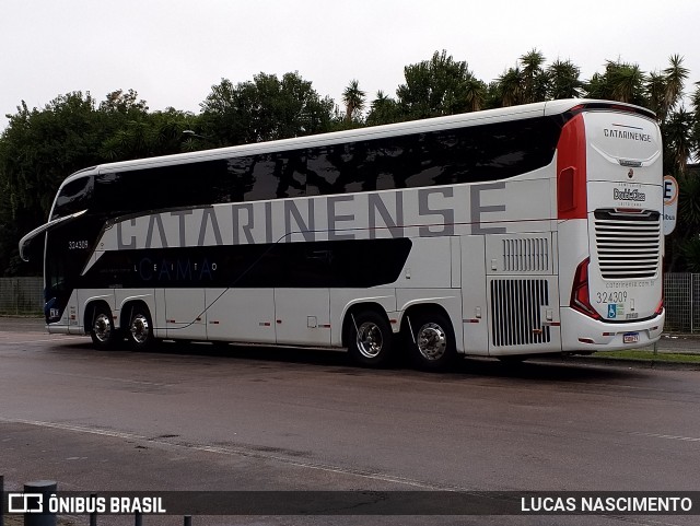 Auto Viação Catarinense 324309 na cidade de Curitiba, Paraná, Brasil, por LUCAS NASCIMENTO. Número da foto: #13188851.