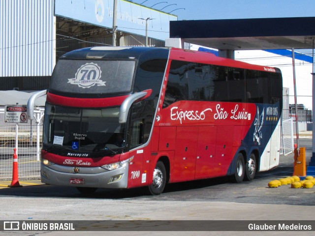 Expresso São Luiz 7890 na cidade de Goiânia, Goiás, Brasil, por Glauber Medeiros. Número da foto: #13187822.