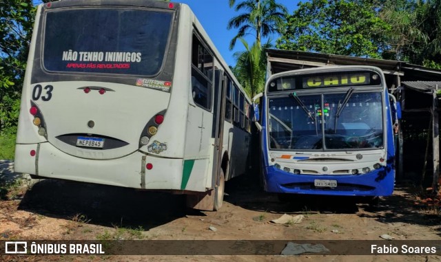 Ônibus Particulares JVI5489 na cidade de São Miguel do Guamá, Pará, Brasil, por Fabio Soares. Número da foto: #13188444.