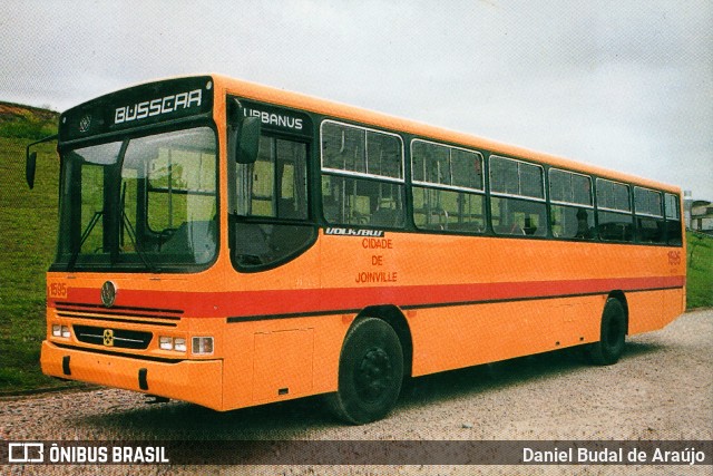 Gidion Transporte e Turismo 1595 na cidade de Joinville, Santa Catarina, Brasil, por Daniel Budal de Araújo. Número da foto: #13187449.