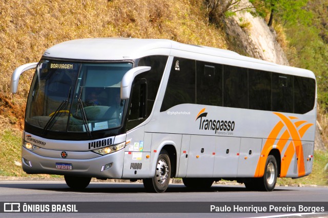 Transpasso Fretamentos e Turismo 14000 na cidade de Piraí, Rio de Janeiro, Brasil, por Paulo Henrique Pereira Borges. Número da foto: #13188116.
