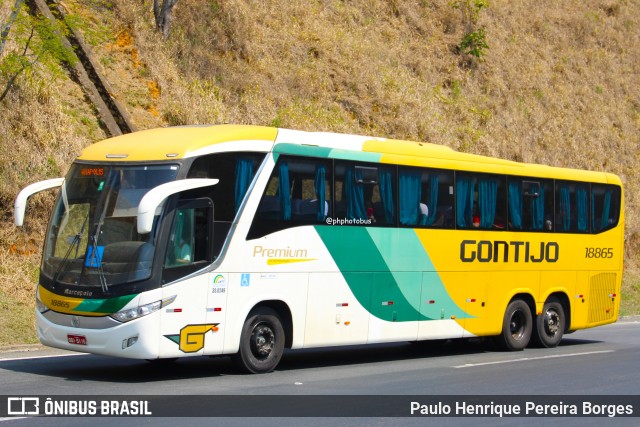 Empresa Gontijo de Transportes 18865 na cidade de Piraí, Rio de Janeiro, Brasil, por Paulo Henrique Pereira Borges. Número da foto: #13188100.