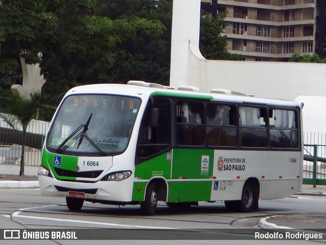 Transcooper > Norte Buss 1 6064 na cidade de São Paulo, São Paulo, Brasil, por Rodolfo Rodrigues. Número da foto: #13187880.