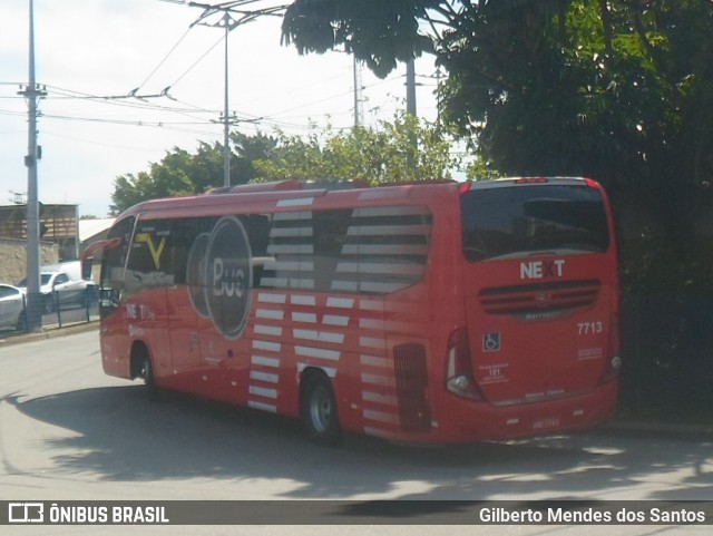 Next Mobilidade - ABC Sistema de Transporte 7713 na cidade de Santo André, São Paulo, Brasil, por Gilberto Mendes dos Santos. Número da foto: #13187426.