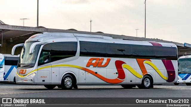 AU - Autobuses Unidos 4263 na cidade de Venustiano Carranza, Ciudad de México, México, por Omar Ramírez Thor2102. Número da foto: #13187404.
