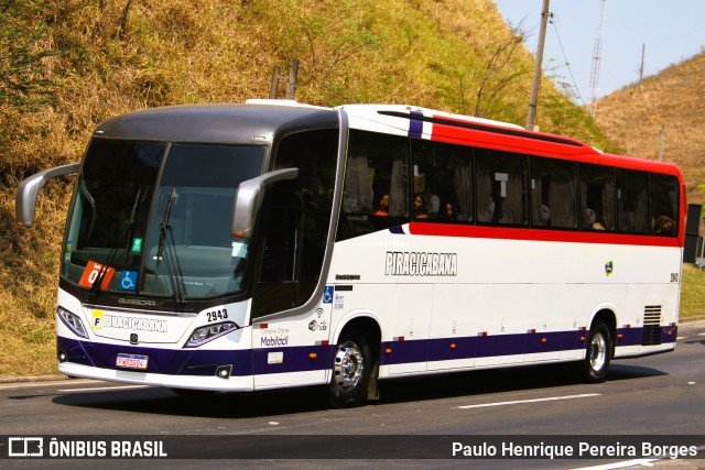 Viação Piracicabana 2943 na cidade de Piraí, Rio de Janeiro, Brasil, por Paulo Henrique Pereira Borges. Número da foto: #13188109.