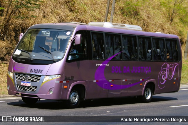 Sol da Justiça Turismo e Fretamento RJ 669.008 na cidade de Piraí, Rio de Janeiro, Brasil, por Paulo Henrique Pereira Borges. Número da foto: #13188110.